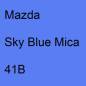 Preview: Mazda, Sky Blue Mica, 41B.